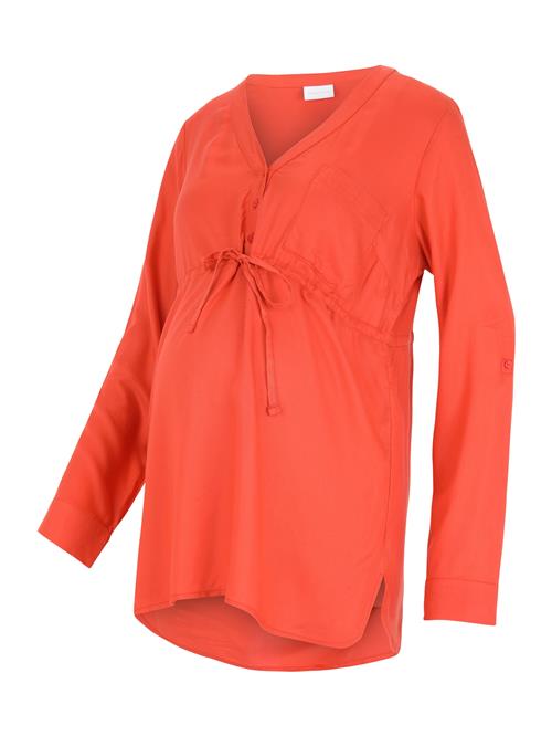 Se MAMALICIOUS Bluse  orangerød ved About You