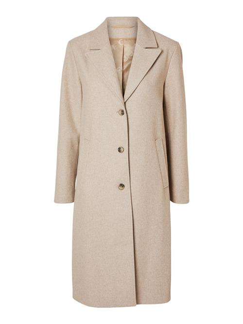 SELECTED FEMME Overgangsfrakke 'SLFNew Alma'  beige-meleret