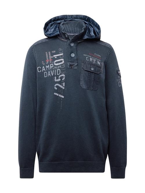 CAMP DAVID Pullover  blå / marin / hvid