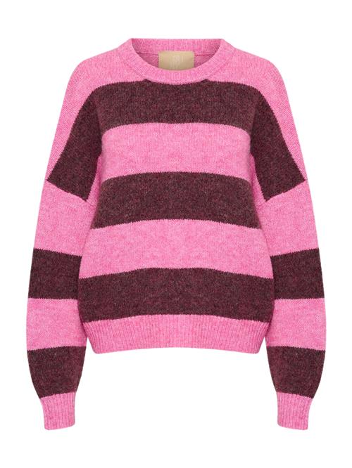 CULTURE Pullover 'Kimmy'  pink-meleret / bordeaux