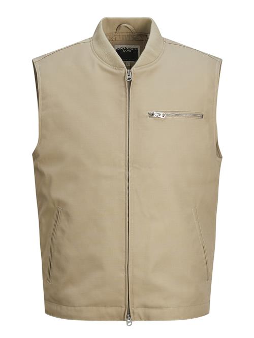 JACK & JONES Vest 'Collective Worker'  mørkebeige