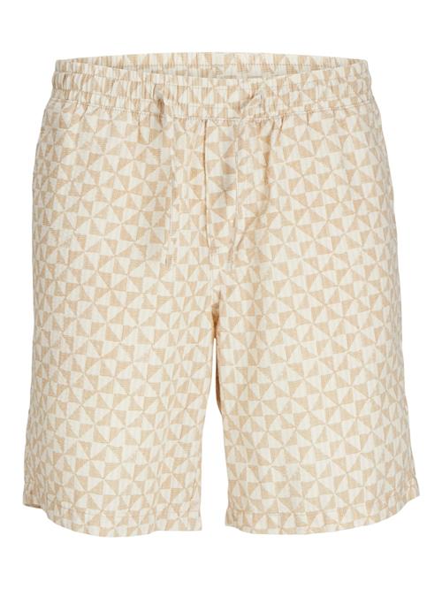 JACK & JONES Bukser 'AIDEN LUKE'  creme / umbra