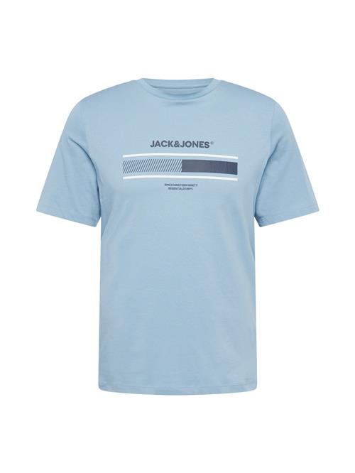 JACK & JONES Bluser & t-shirts 'JJSOUTH'  navy / lyseblå / offwhite