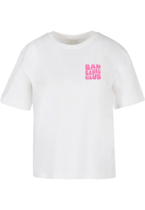 Mister Tee Shirts 'Bad Babes Club'  grå / pink / lyserød / hvid