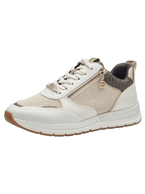 Se Tamaris Sneaker low  chamois / mørkebrun / guld / hvid ved About You