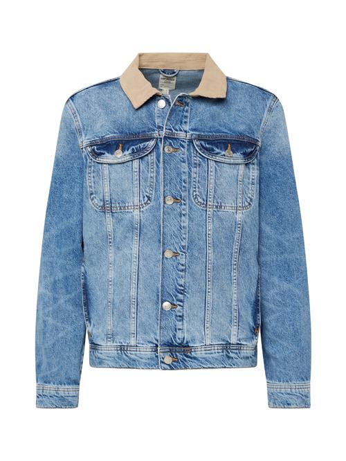 Se River Island Overgangsjakke 'VADER'  beige / blue denim ved About You