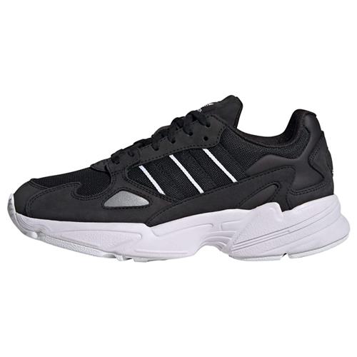 ADIDAS ORIGINALS Sneaker low 'Falcon'  sort / sølv / hvid