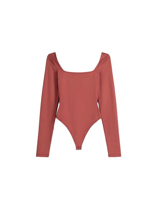 Bershka Shirtbody  brun