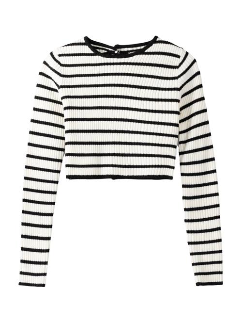 Bershka Pullover  sort / hvid