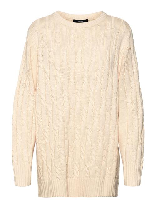 Se VERO MODA Pullover 'MATHILDE'  sand ved About You