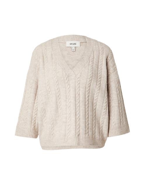 Se VERO MODA Pullover 'GEMMA'  greige ved About You