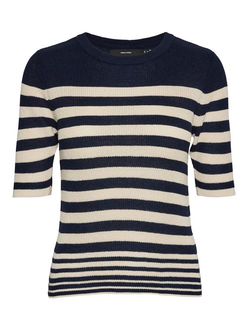 VERO MODA Pullover 'NEW LEXSUN'  beige / navy