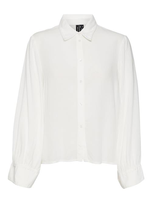 VERO MODA Bluse 'BUMPY'  hvid