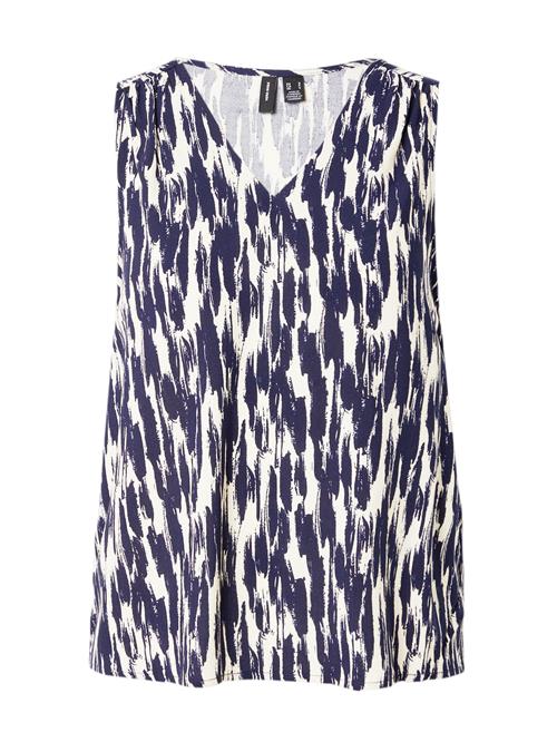 Se VERO MODA Bluse 'EASY JOY'  elfenben / marin ved About You