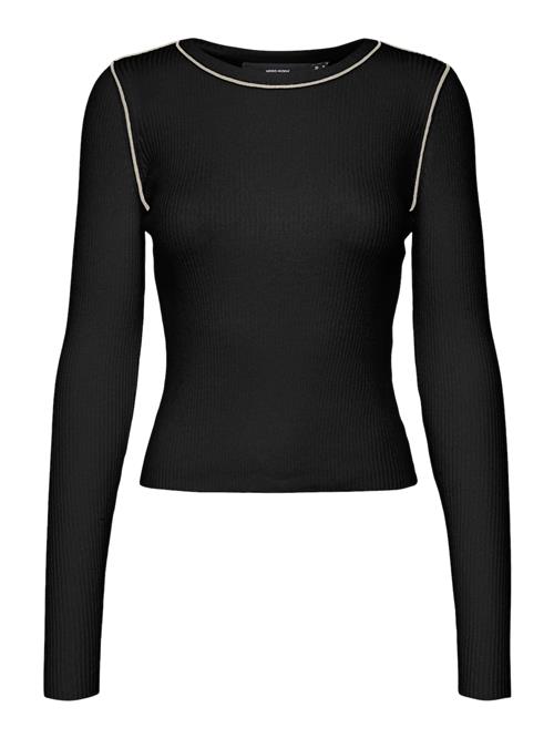 VERO MODA Pullover 'VMKARA'  sort / hvid