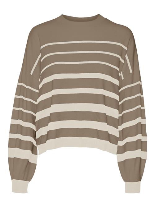 VERO MODA Pullover 'VMRain'  creme / mørkebeige