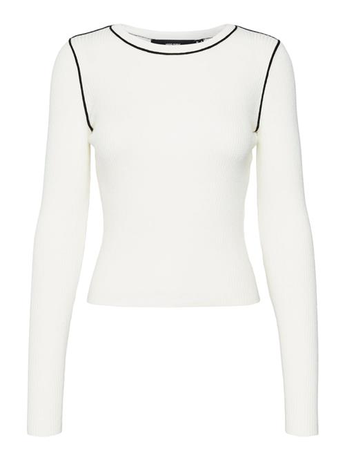 VERO MODA Pullover 'VMKARA'  creme / sort