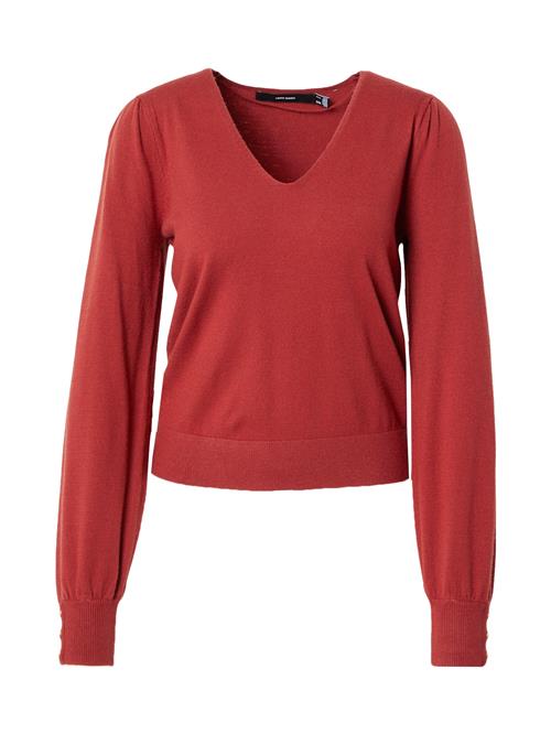 VERO MODA Pullover 'VMHOLLYKARIS'  mørkerød