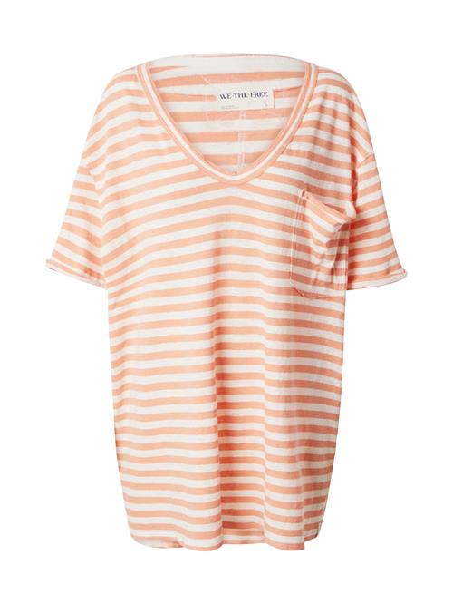 Se Free People Shirts  pastelorange / hvid ved About You