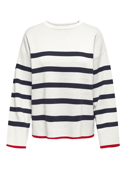 ONLY Pullover 'ALBERTE'  sort / hvid