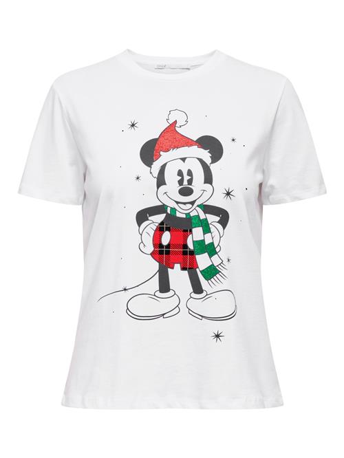 Se ONLY Shirts 'DISNEY CHRISTMAS'  grøn / rød / sort / hvid ved About You