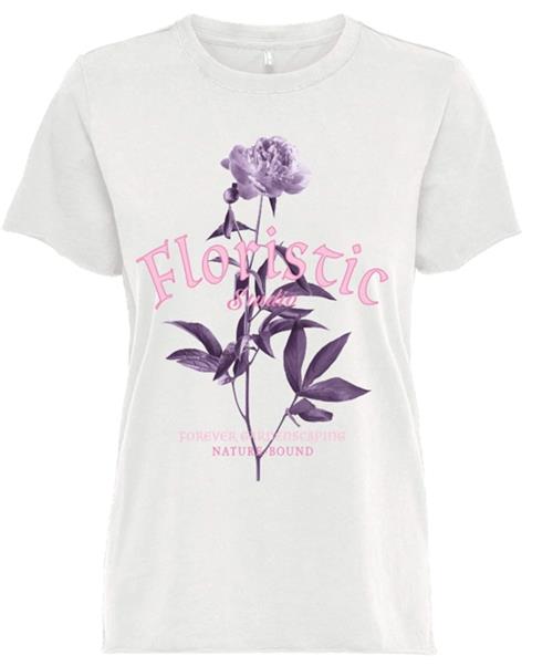 ONLY Shirts  blomme / lavendel / brombær / hvid