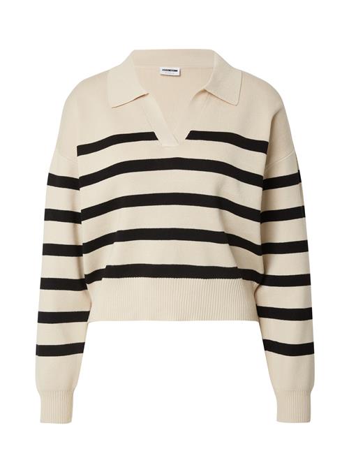 Noisy may Pullover 'FIFI'  beige / sort