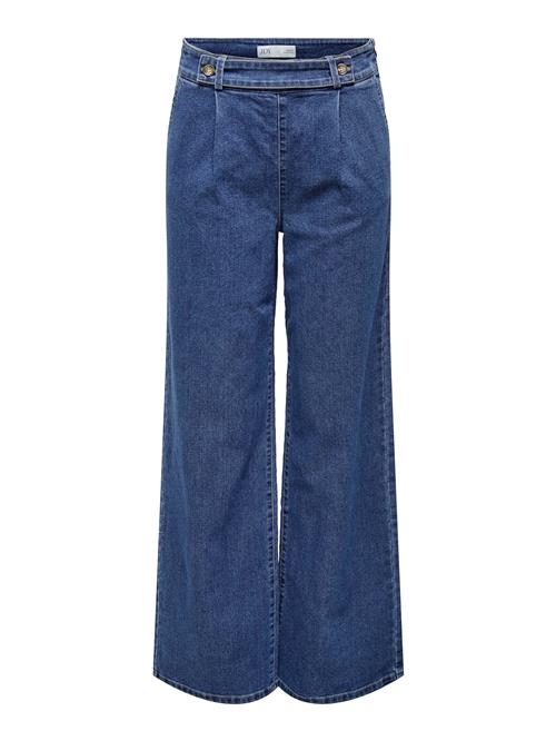 JDY Jeans med lægfolder 'JDYGeggo'  blue denim