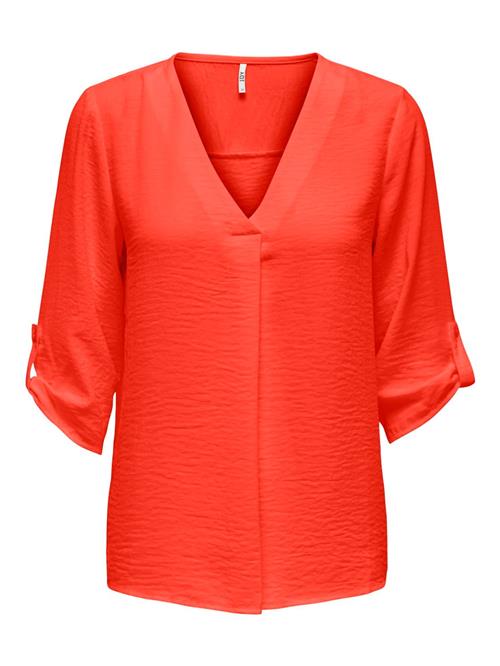 JDY Bluse 'DIVYA'  mørkeorange