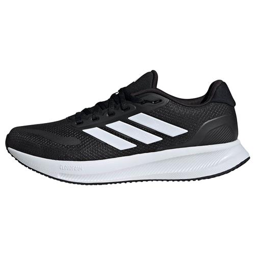 Se ADIDAS PERFORMANCE Løbesko 'Runfalcon 5'  sort / hvid ved About You