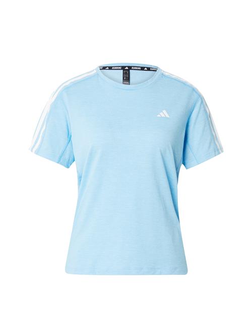 Se ADIDAS PERFORMANCE Funktionsbluse 'Own the Run'  lyseblå / hvid ved About You