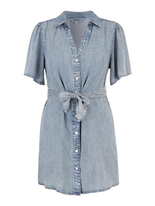 Only Petite Blusekjole  blue denim