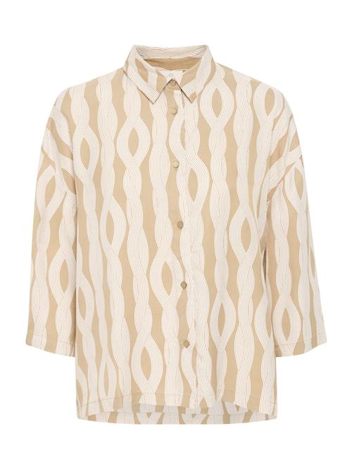 Kaffe Bluse 'Carlbie'  beige / hvid