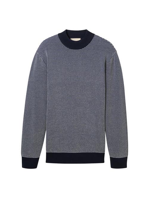 TOM TAILOR DENIM Pullover  navy / hvid