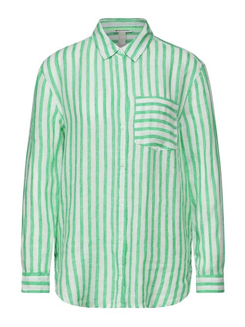 STREET ONE Bluse  mint / hvid