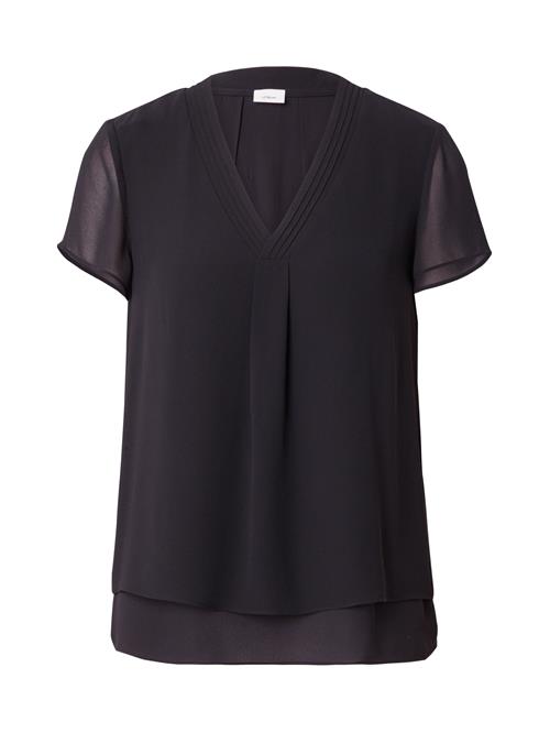 Se s.Oliver BLACK LABEL Bluse  sort ved About You