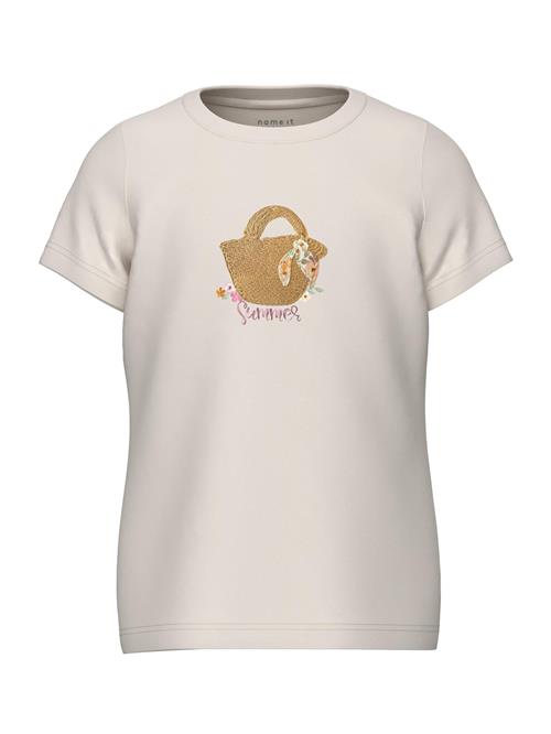 NAME IT Bluser & t-shirts 'HATTIE'  creme / lysebrun / oliven / lysviolet