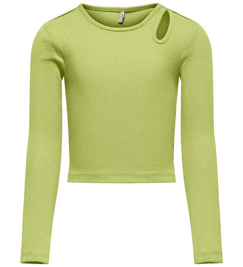 Se Kids Only Bluse - KOGNessa - Celery Green ved KidsWorld