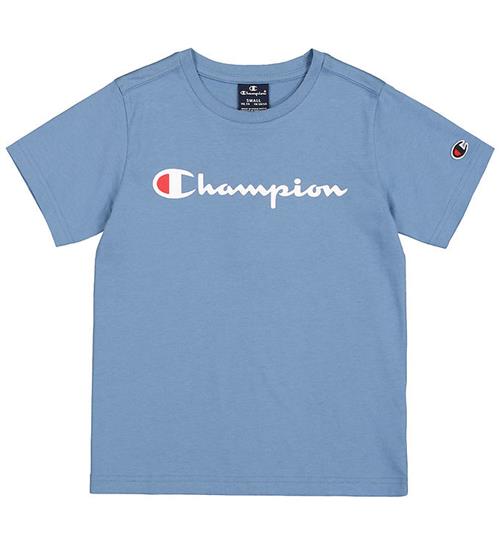 Se Champion T-shirt - Coronet Blue ved KidsWorld