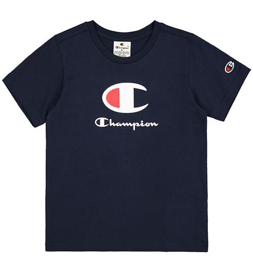 Se Champion T-shirt - Crewneck - Sky Captain ved KidsWorld