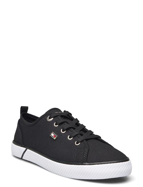 Se Tommy Hilfiger Vulc Canvas Sneaker Tommy Hilfiger Black ved Booztlet