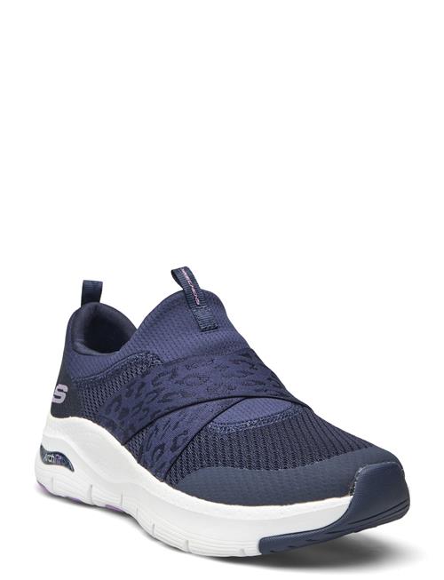 Se Skechers Womens Arch Fit - Modern Rhythm Skechers Navy ved Booztlet