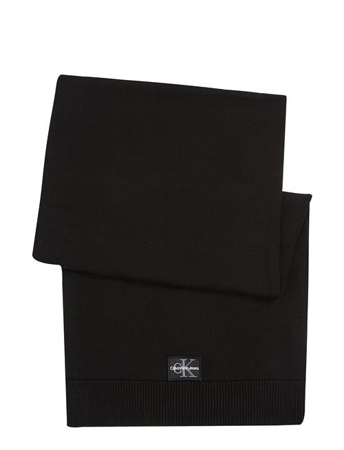 Calvin Klein Mono Logo Patch Scarf Calvin Klein Black