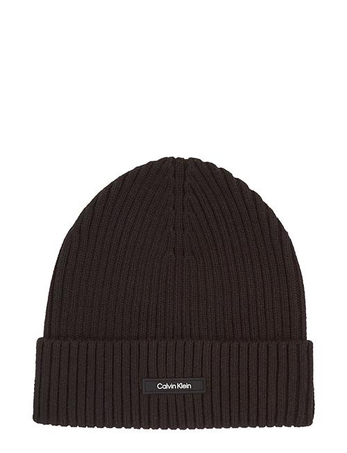 Calvin Klein Classic Cotton Rib Beanie Calvin Klein Black