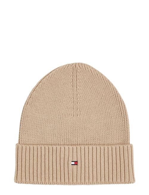 Tommy Hilfiger Th Flag Pima Cotton Beanie Tommy Hilfiger Beige