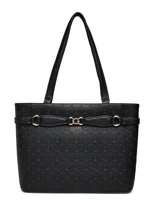 GUESS Arlena Logo Noel Tote GUESS Black