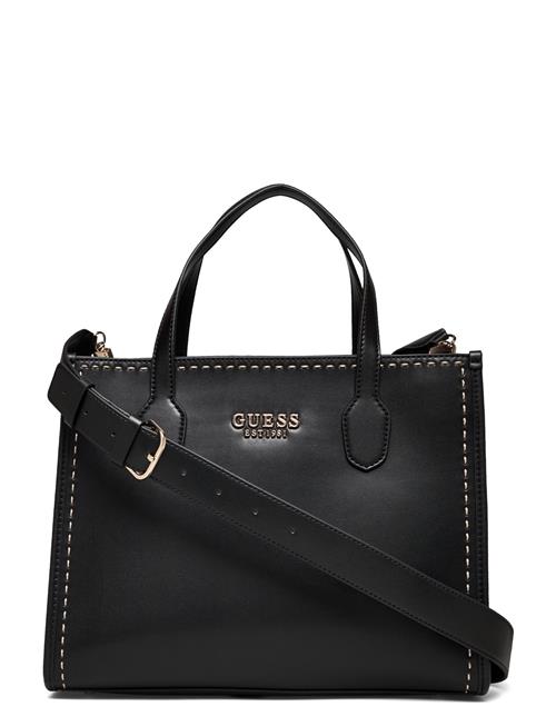 Se GUESS Silvana 2 Compartment Tote GUESS Black ved Booztlet