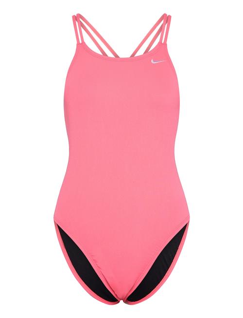 NIKE SWIM Nike Hydrastrong Solid Spiderback Piece NIKE SWIM Pink