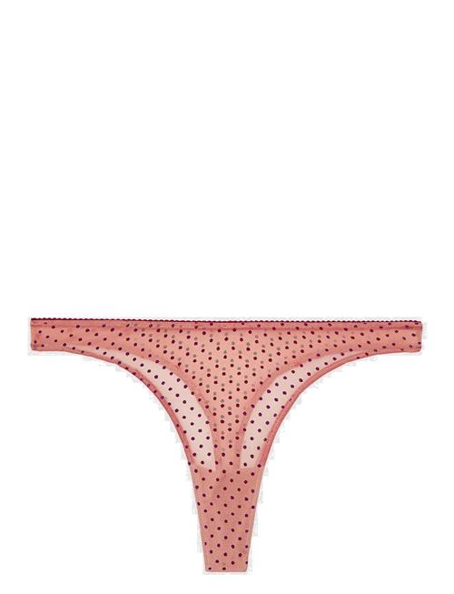 Se Understatement Underwear Mesh Thong Understatement Underwear Pink ved Booztlet