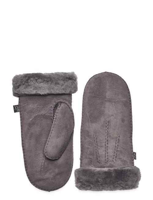 Rosemunde Rhsydney Shearling Stitch Mittens Rosemunde Grey